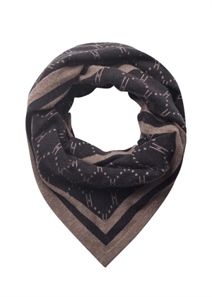 Hype The Detail triangle scarf Beige/Black 